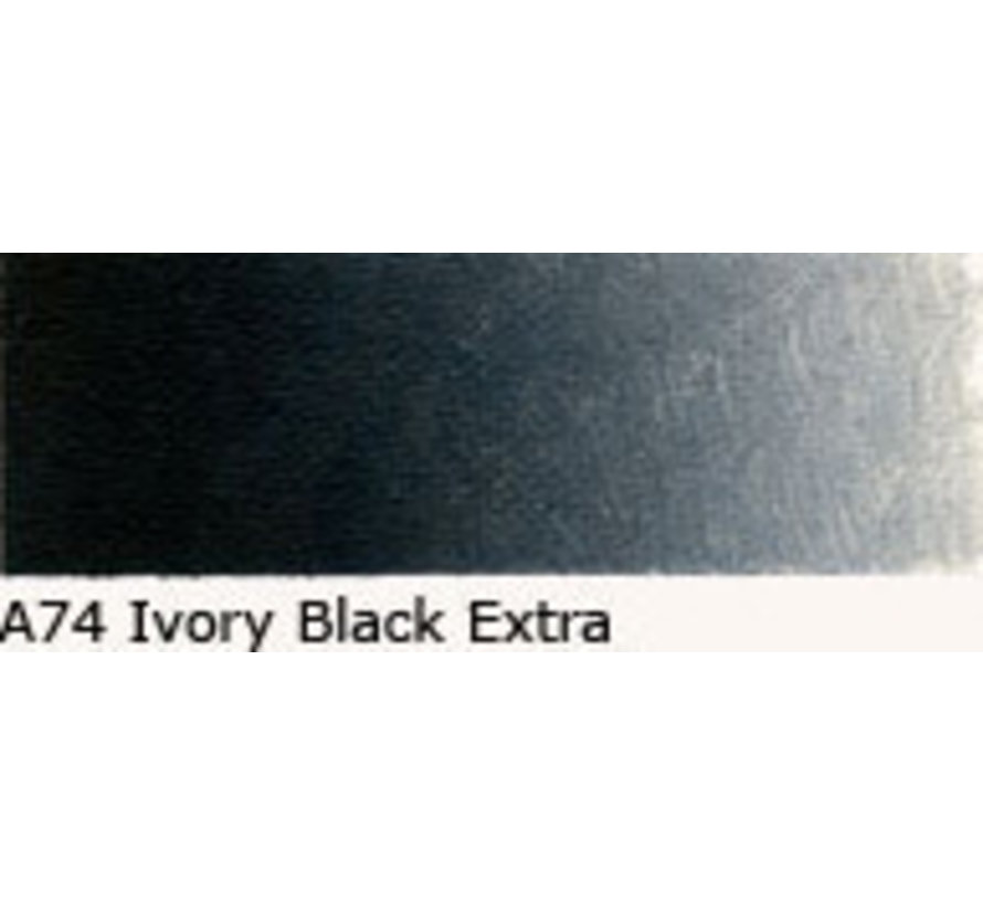 Scheveningen olieverf 40ml ivory black extra A74