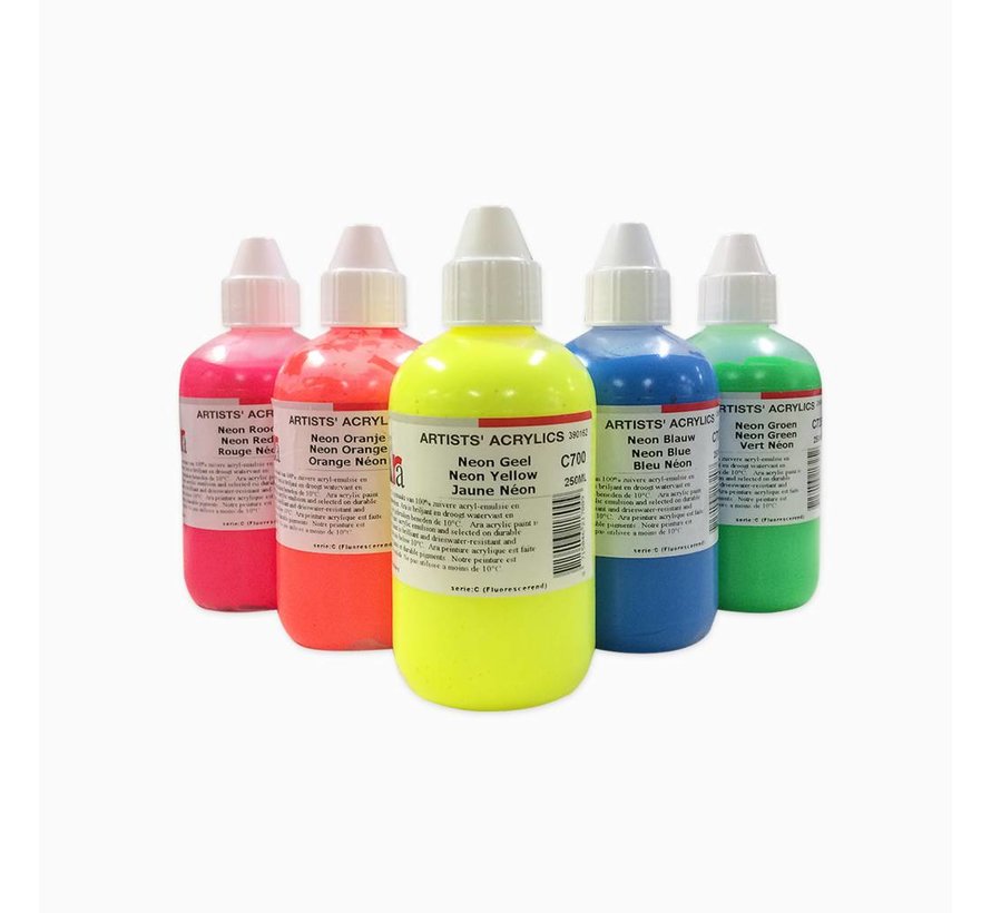 Artist acrylverf 250ml Neon Blue C720