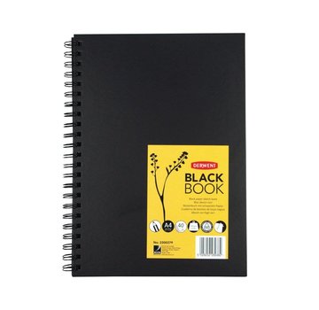 Derwent BLACKBOOK zwart tekenblok portret A4