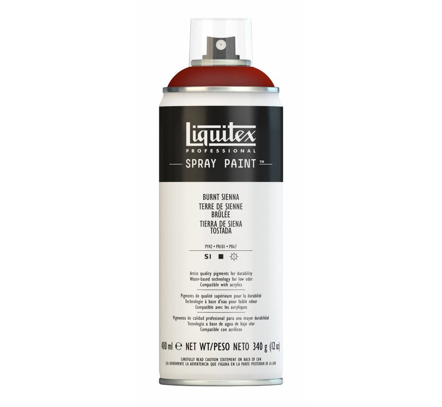 Liquitex acrylverf spuitbus 400ml Burnt Sienna (0127)