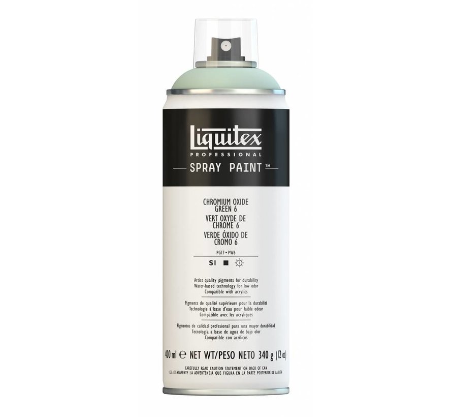 Liquitex acrylverf spuitbus 400ml Chromium Oxide Green 6 (6166)