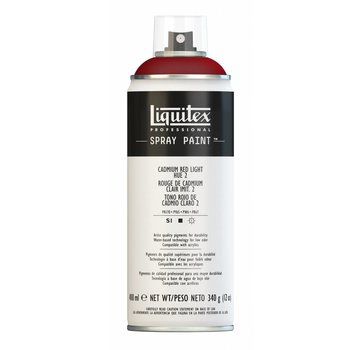 Liquitex Liquitex acrylverf spuitbus 400ml Cadmium Red Light Hue 2 (2510)