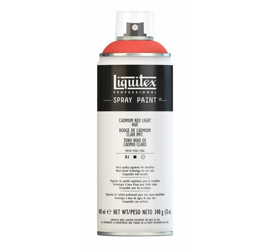 Liquitex acrylverf spuitbus 400ml Cadmium Red Light Hue (0510)