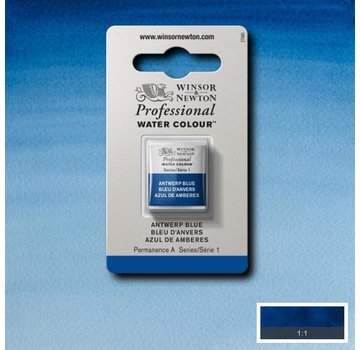 Winsor & Newton W&N pro. aquarelverf halve nap Antwerp Blue S1