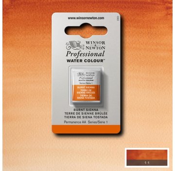 Winsor & Newton W&N pro. aquarelverf halve nap Burnt Sienna S1
