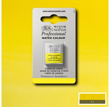 Winsor & Newton W&N pro. aquarelverf halve nap Cadmium Lemon S4