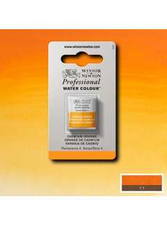 Winsor & Newton W&N pro. aquarelverf halve nap Cadmium Orange S4