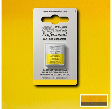 Winsor & Newton W&N pro. aquarelverf halve nap Cadmium Yellow Pale S4