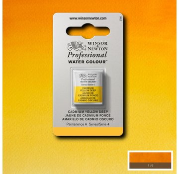 Winsor & Newton W&N pro. aquarelverf halve nap Cadmium Yellow Deep S4
