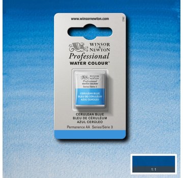 Winsor & Newton W&N pro. aquarelverf halve nap Cerulean Blue S3