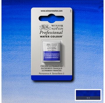 Winsor & Newton W&N pro. aquarelverf halve nap French Ultramarine S2