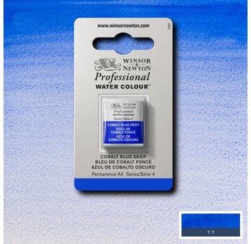 Winsor & Newton W&N pro. aquarelverf halve nap Cobalt Blue Deep S4