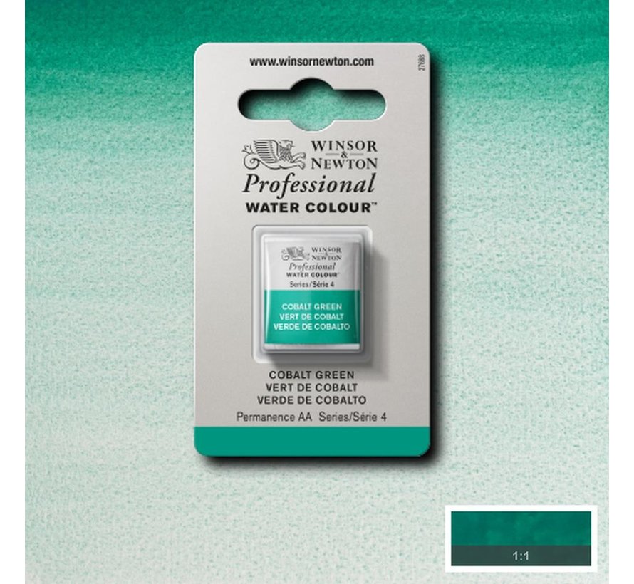 W&N pro. aquarelverf halve nap Cobalt Green S4