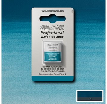 Winsor & Newton W&N pro. aquarelverf halve nap Cobalt Turquoise S4