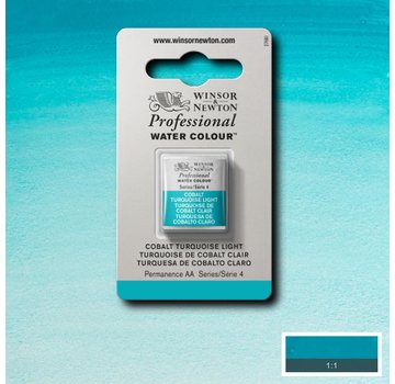 Winsor & Newton W&N pro. aquarelverf halve nap Cobalt Turquoise Light S4
