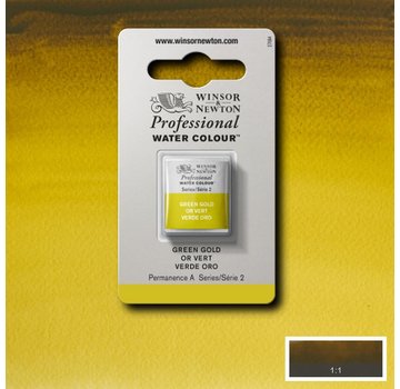 Winsor & Newton W&N pro. aquarelverf halve nap Green Gold S2