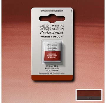 Winsor & Newton W&N pro. aquarelverf halve nap Indian Red S1