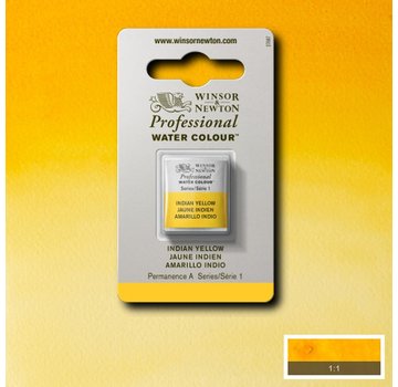 Winsor & Newton W&N pro. aquarelverf halve nap Indian Yellow S1