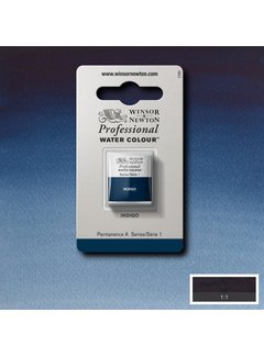 Winsor & Newton W&N pro. aquarelverf halve nap Indigo S1