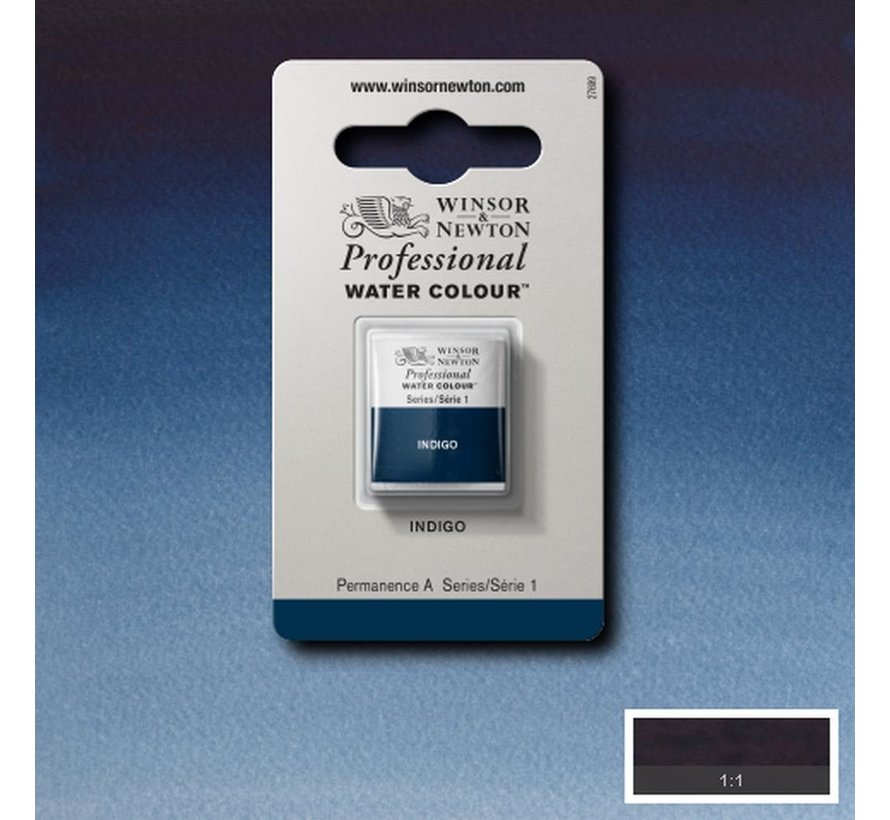 W&N pro. aquarelverf halve nap Indigo S1