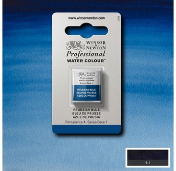 Winsor & Newton W&N pro. aquarelverf halve nap Prussian Blue S1