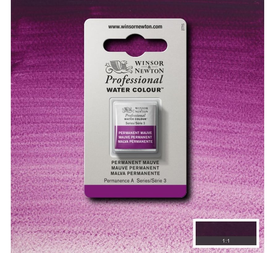 W&N pro. aquarelverf halve nap Permanent Mauve S3