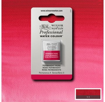 Winsor & Newton W&N pro. aquarelverf halve nap Permanent Rose S3