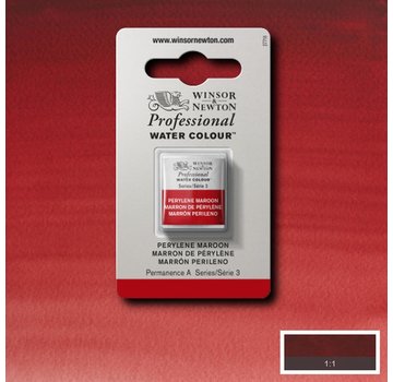 Winsor & Newton W&N pro. aquarelverf halve nap Perylene Maroon S3