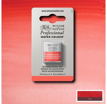 Winsor & Newton W&N pro. aquarelverf halve nap Quinacridone Red S3