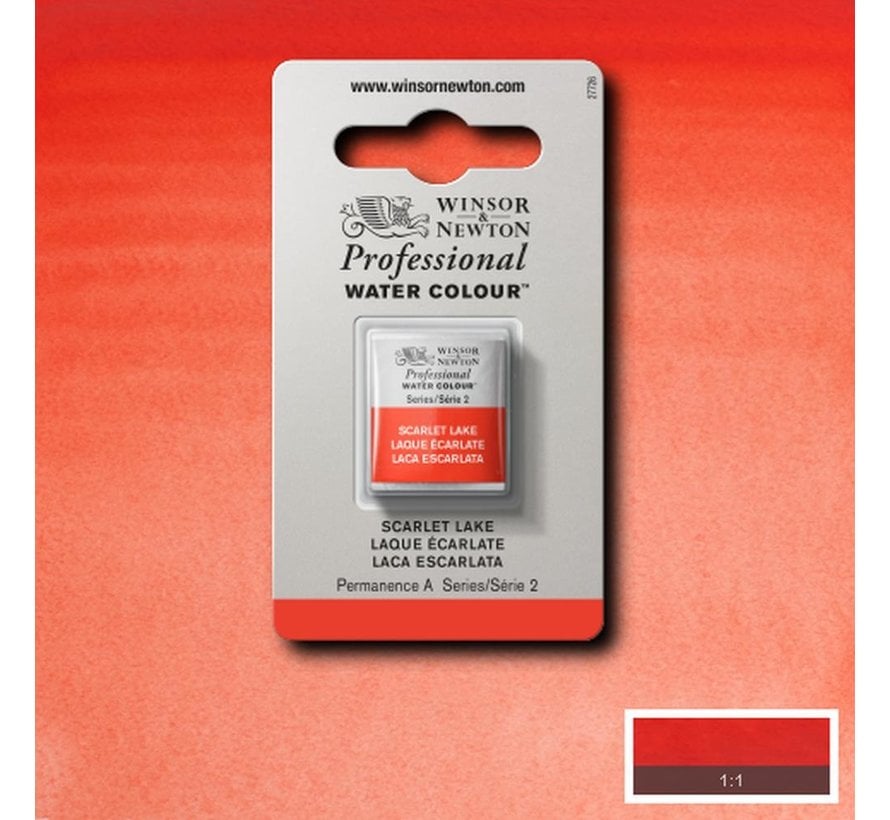 W&N pro. aquarelverf halve nap Scarlet Lake S2