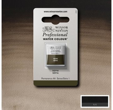 Winsor & Newton W&N pro. aquarelverf halve nap Sepia S1