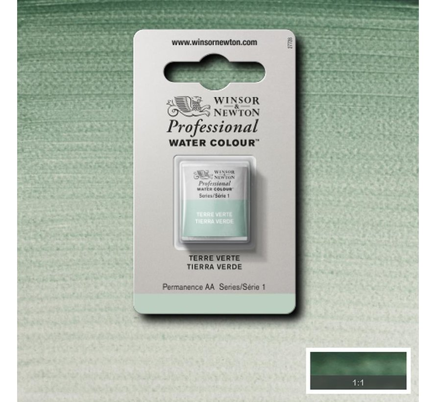 W&N pro. aquarelverf halve nap Terre Verte S1