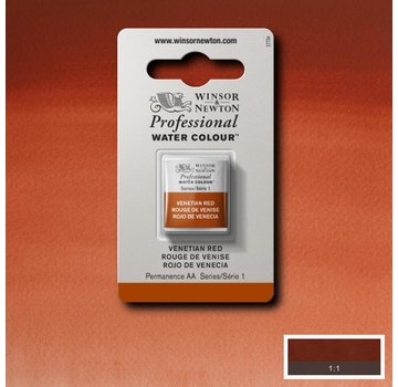 Winsor & Newton W&N pro. aquarelverf halve nap Venetian Red S1