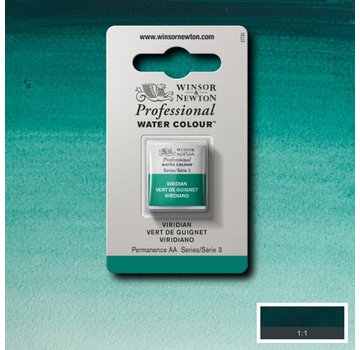 Winsor & Newton W&N pro. aquarelverf halve nap Viridian S3