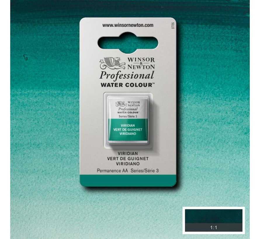 W&N pro. aquarelverf halve nap Viridian S3