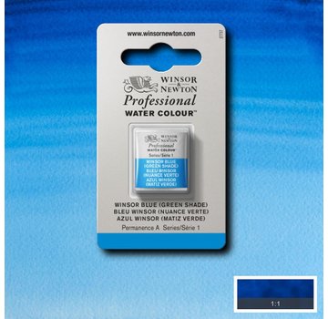 Winsor & Newton W&N pro. aquarelverf halve nap Winsor Blue (Green shade) S1