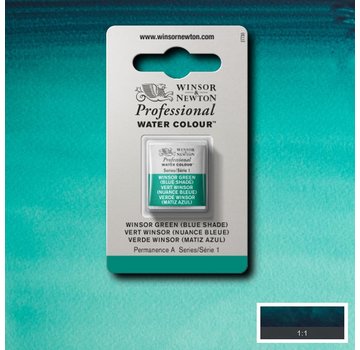Winsor & Newton W&N pro. aquarelverf halve nap Winsor Green (Blue shade) S1