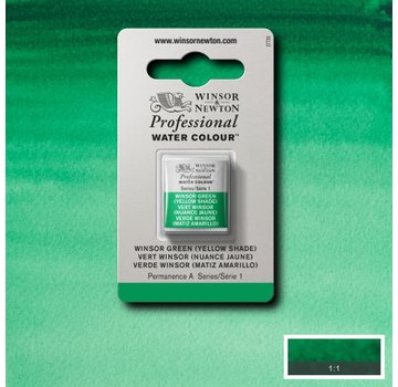 Winsor & Newton W&N pro. aquarelverf halve nap Winsor Green (Yellow shade) S1