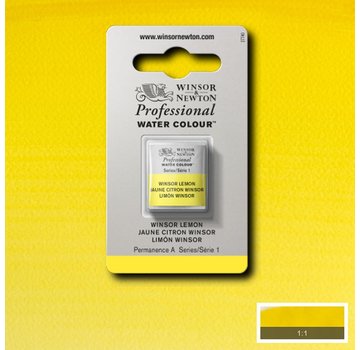 Winsor & Newton W&N pro. aquarelverf halve nap Winsor Lemon S1