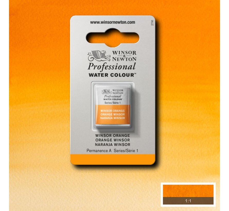 W&N pro. aquarelverf halve nap Winsor Orange S1