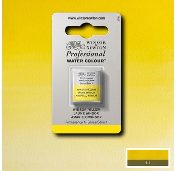 Winsor & Newton W&N pro. aquarelverf halve nap Winsor Yellow S1