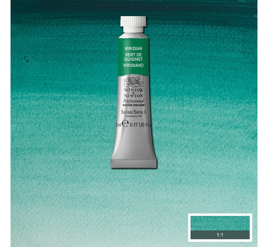 W&N pro. aquarelverf tube 5ml Viridian