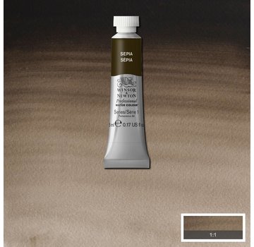 Winsor & Newton W&N pro. aquarelverf tube 5ml Sepia