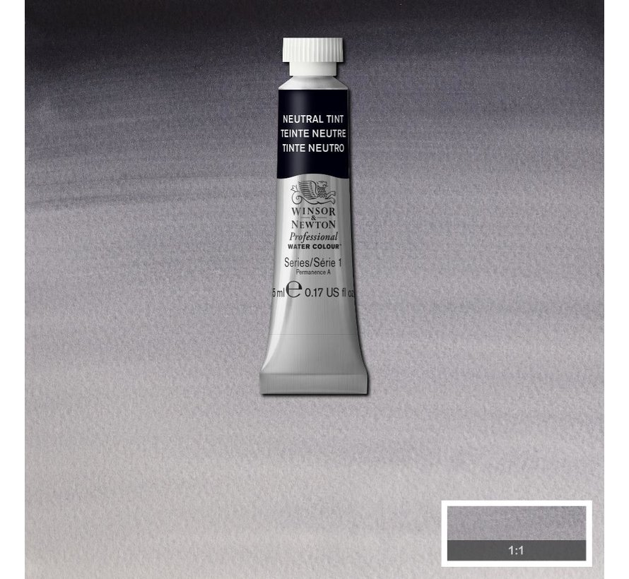 W&N pro. aquarelverf tube 5ml Neutral Tint