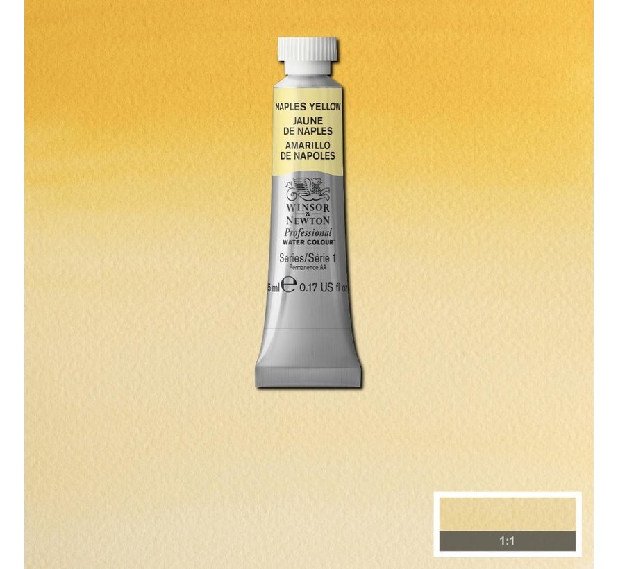 W&N pro. aquarelverf tube 5ml Naples Yellow