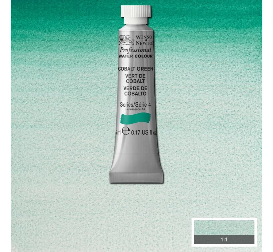 W&N pro. aquarelverf tube 5ml Cobalt Green