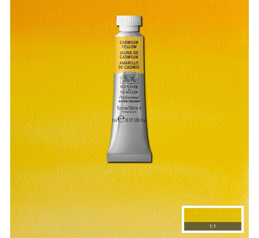 W&N pro. aquarelverf tube 5ml Cadmium Yellow