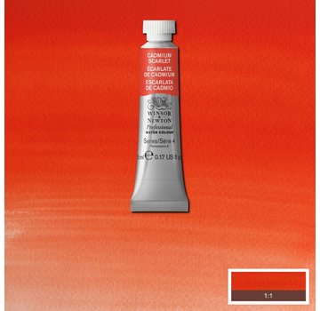 Winsor & Newton W&N pro. aquarelverf tube 5ml Cadmium Scarlet