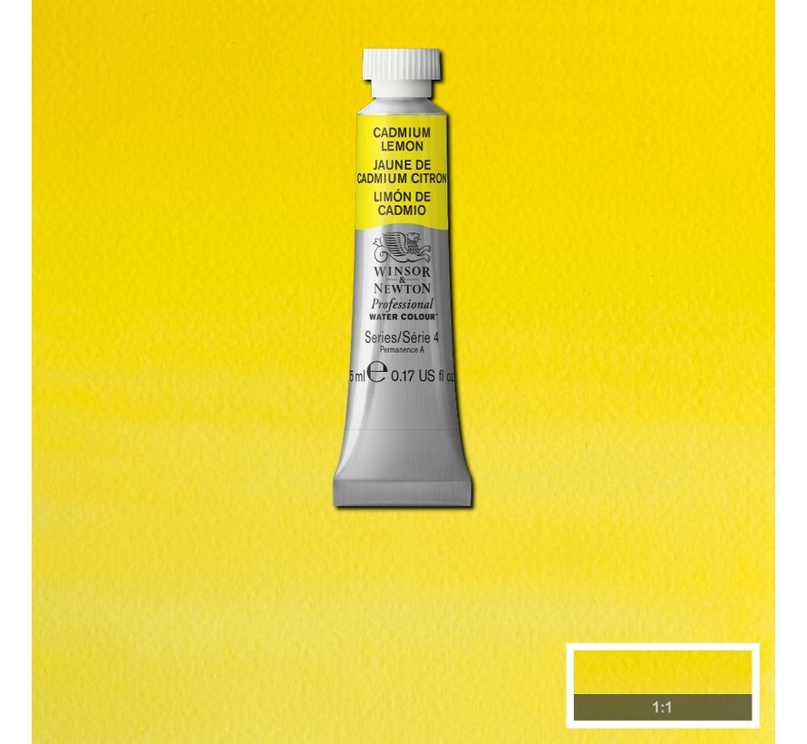 W&N pro. aquarelverf tube 5ml Cadmium Lemon