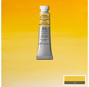 Winsor & Newton W&N pro. aquarelverf tube 5ml Winsor Yellow Deep